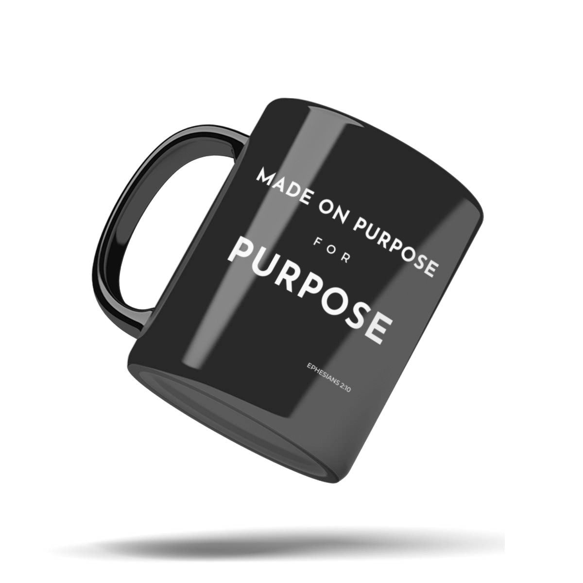 Made For Purpose Black 11oz Scripture Mug Gift – Christian Identity Coffee Gift for Men | Kingdom Mugs