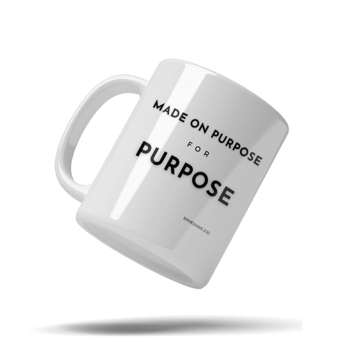 Made For Purpose White 11oz Faith Coffee Mug – Inspirational Purpose Gift for Believers | Kingdom Mugs