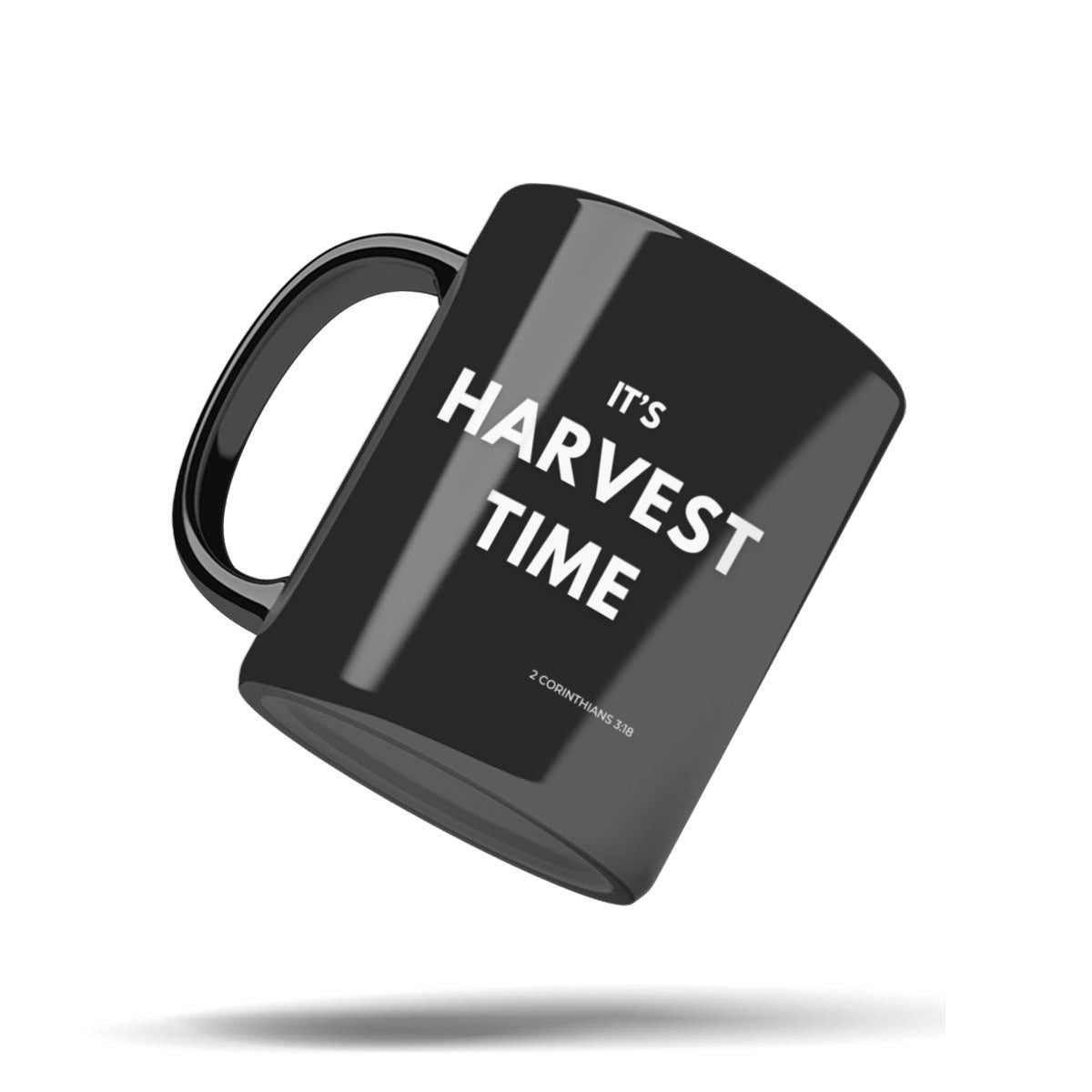 It's Harvest Time Bold Black 11oz Scripture Mug Gift – Harvest Season Christian Gift for Men | Kingdom Mugs