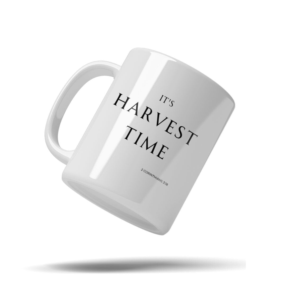 It's Harvest Time White 11oz Christian Gift for Women – Harvest Season Scripture Coffee Mug | Kingdom Mugs